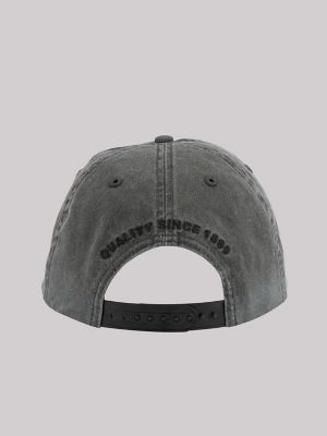 Washed Out Logo Dad Cap:Black:One Size alternative view 2