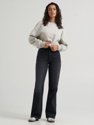 Women's Premium High Rise Retro A-Line Jean