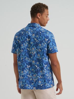 Men's Toucan Print Camp Shirt