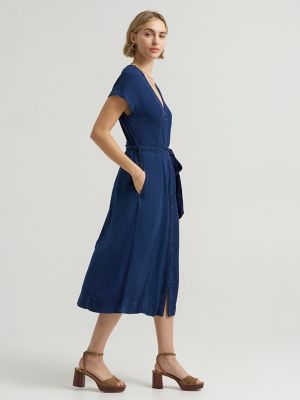 knee length dresses for ladies Maroon Floral Velvet Midi Dress