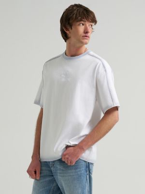 Men's Lee&reg; x Feng Chen Wang Oversized Logo Tee in White alternative view
