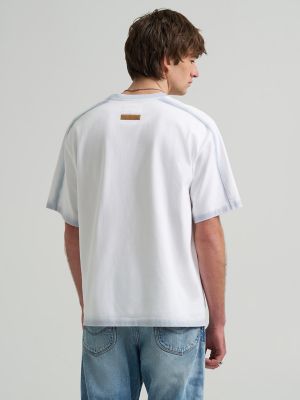 Men's Lee&reg; x Feng Chen Wang Oversized Logo Tee in White alternative view 3