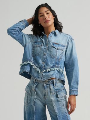 Women's Lee&reg; x Feng Chen Wang Denim Peplum Shirt
