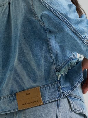 Women's Lee&reg; x Feng Chen Wang Denim Peplum Shirt