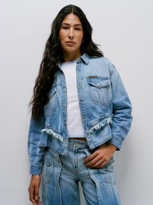 Women's Lee® x Feng Chen Wang Denim Peplum Shirt from Lee - $109.99