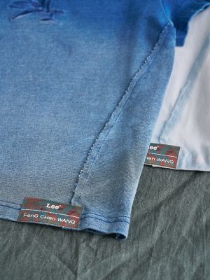 Women's Lee&reg; x Feng Chen Wang Cropped Logo Tee in Navy alternative view 5