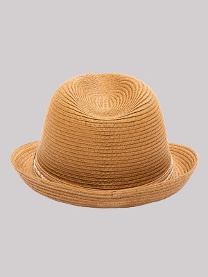 Laced Leather Band Straw Fedora