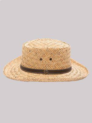 Rush Straw Gambler Hat