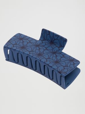 Goody x Lee Large Claw Clip 1ct:Indigo Floral:One Size alternative view