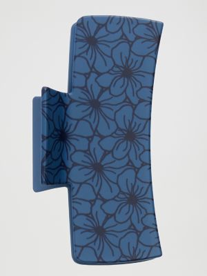Goody x Lee Large Claw Clip 1ct:Indigo Floral:One Size alternative view 2