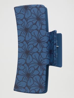 Goody x Lee Large Claw Clip 1ct:Indigo Floral:One Size alternative view 3