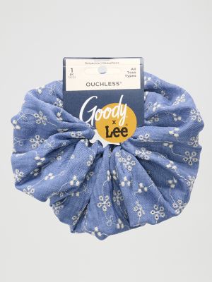 Women's Goody x Lee Large Denim Scrunchie, 1ct