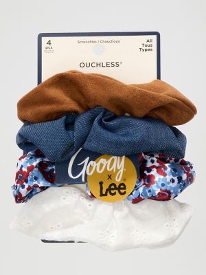 Women's Goody x Lee Ouchless Mixed Colors Scrunchies, 4ct