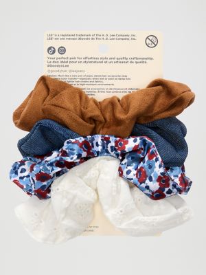 Women's Goody x Lee Ouchless Mixed Colors Scrunchies, 4ct