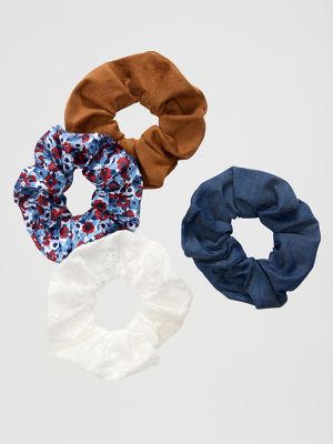 scrunchy♡handmade【マルチマット603】 Women's Goody x Lee Ouchless Mixed Colors Scrunchies, 4ct | New