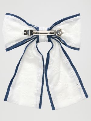 Goody x Lee Bow Barrette 1ct:White:One Size alternative view 5