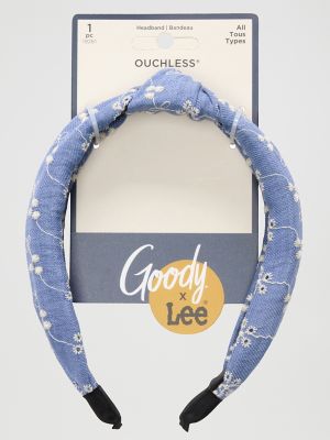 Women's Goody x Lee Denim Headband with Knot, 1ct