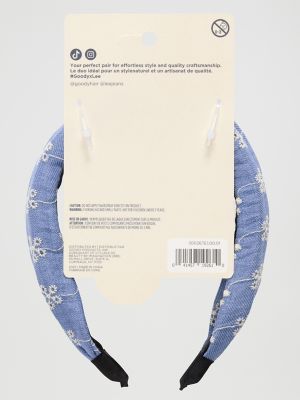 Women's Goody x Lee Denim Headband with Knot, 1ct