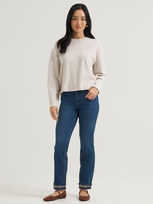 Women's Legendary Brushed Back Jean in Artic Drift
