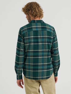 Men's Legendary All Purpose Flannel Shirt in Ponderosa Pine Hydro Plaid