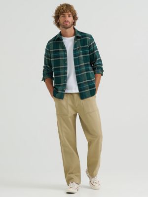 Men's Legendary All Purpose Flannel Shirt in Ponderosa Pine Hydro Plaid