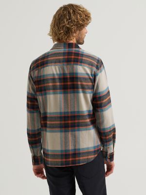 Men's Legendary All Purpose Flannel Shirt in Abbey Stone Hydro Plaid