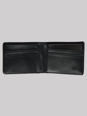 Men's Embossed logo Tumbled Bifold Wallet