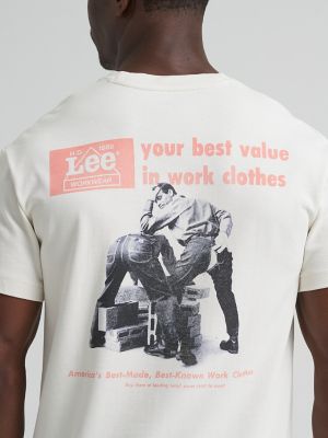 Men's Premium Best Value Work Clothes Graphic Tee