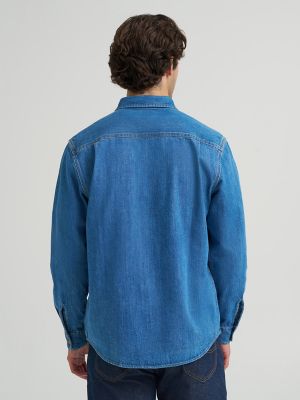 Men's Premium 91-J Worker Shirt in Tradewinds