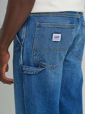 Men's 100% Cotton Loose Straight Carpenter Jean in Northern Sky
