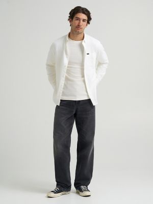 Men's Premium One Pocket Solid Shirt in Bright White