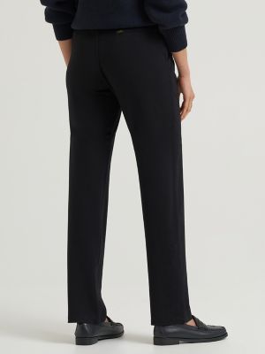 Women's Heritage Straight Leg Knit Pant in Black
