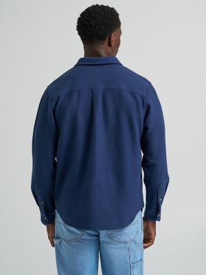 Men's Premium Clean Workwear Shirt in Insignia Blue