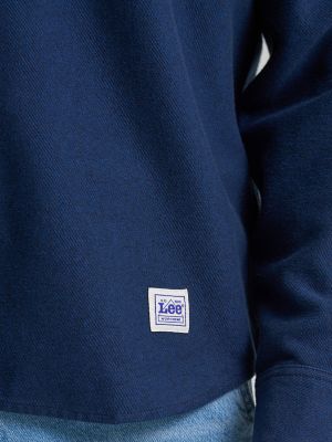 Men's Premium Clean Workwear Shirt in Insignia Blue