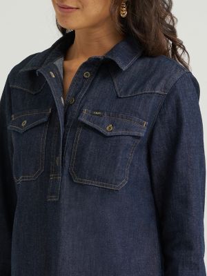 Women's Heritage Western Popover Dress in Clap Back