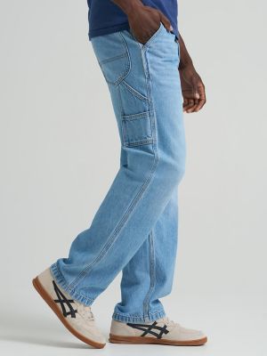 Men's 100% Cotton Loose Straight Carpenter Jean in Irony Blue alternative view 3