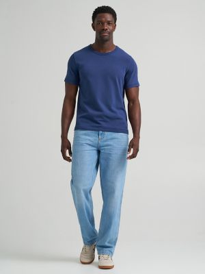 Men's 100% Cotton Loose Straight Carpenter Jean