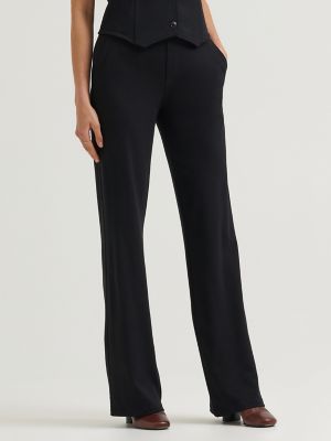 Women's Pull On Bootcut Pant in Black