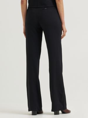 Women's Pull On Bootcut Pant in Black
