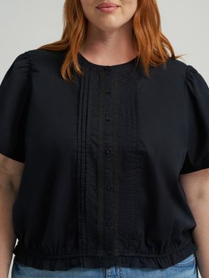 Women's Heritage Pintuck Top (Plus)