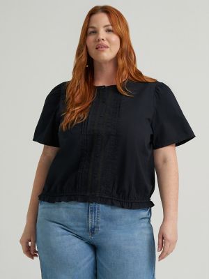Women's Heritage Pintuck Top (Plus)