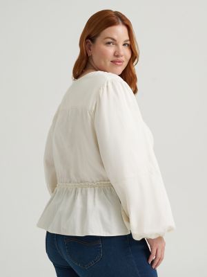 Women's Heritage Pleated Peplum Top (Plus)