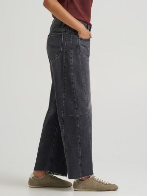 Women's Low Slung Barrel Rider&trade; Jean in Charred Black alternative view 3