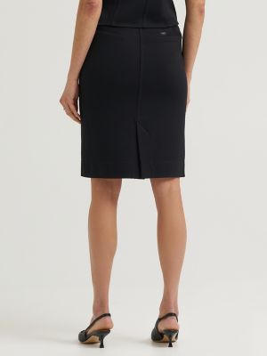 Women's High Rise Pull On Knit Pencil Skirt