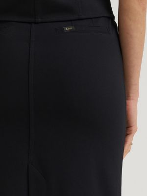 Women's High Rise Pull On Knit Pencil Skirt