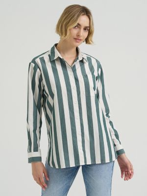 Women's Boyfriend Button Down Shirt in Ponderosa Pine