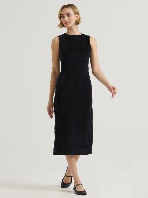 Women's Corduroy Sheath Dress