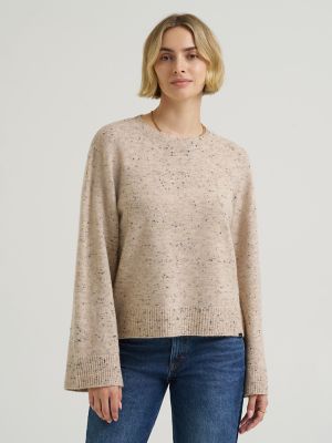 Women's Wide Sleeve Sweater in Oatmeal