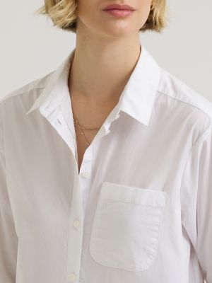 Women's Boyfriend Button Down Shirt