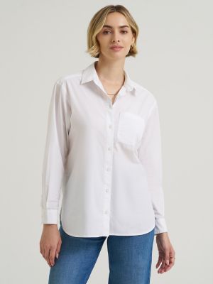Women's Boyfriend Button Down Shirt